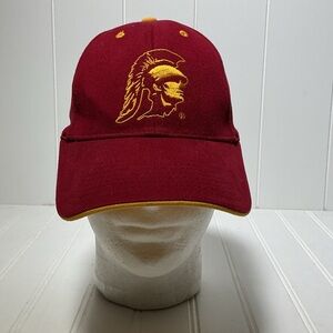 USC Trojans Hat NCAA Collegiate Signatures Adjustable Strapback Red Cap